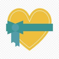 Heart design on the white background vector
