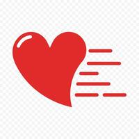 Hearts Multiple Styles on the white background vector
