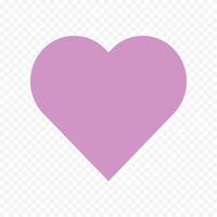 Valentines decor element red heart shape sketch isolated on a white background vector