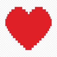 Red Hearts Symbol Set Isolated White Background vector