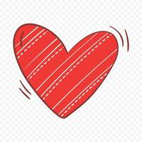 Valentine's day illustration icons on a white background vector