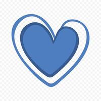 Valentine's day illustration on a white background vector