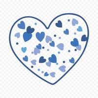 Valentine's day isolated on the white vector