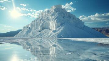 Exploring the Vast Salt Flats With Striking Lithium Deposits photo