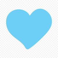 Valentines Day heart illustration isolated on white background vector