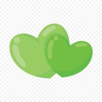 Valentines Day heart icon on a white vector