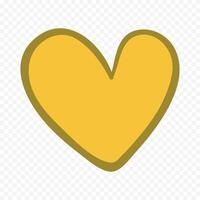 trendy design heart shape logo symbol label on white vector