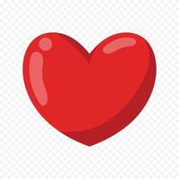 Doodle heart icon on the white vector