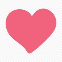 Doodle heart illustration isolated on the white background vector