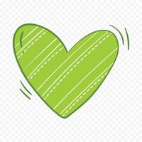 Set of different shapes of heart vector