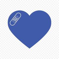 Valentines Day elements heart shapes love on white background vector