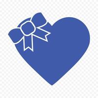 Hand drawn heart icon on a white background vector