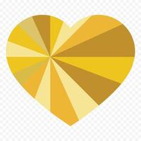 Heart isolated on a white vector