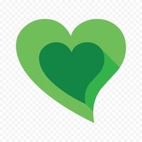 Hand drawn heart icon on a white vector