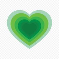 Heart icon illustration on the white background vector