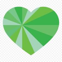 Hand drawn heart illustration on a white background vector