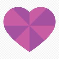 Hand drawn heart on the white background. Valentines Day elements heart shapes love vector