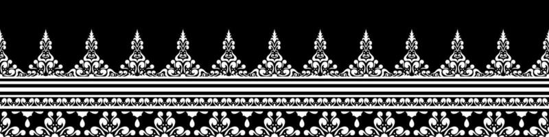 Vintage Ethnic Abstract Border Pattern Design. vector