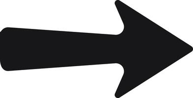 Simple black arrow pointing right, serving as a clear indicator of direction and effectively highlighting important elements within design or navigation contexts vector