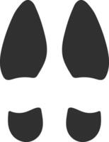 Imprints of footwear symbolizing a journey, progress, or leaving a mark, ideal for concepts related to movement, direction, and personal growth vector