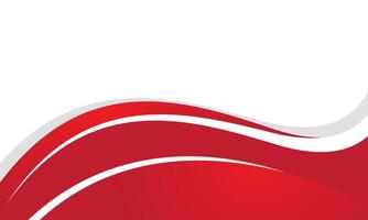 Wavy red abstract background vector