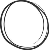 Double outlined imperfect circle forming a unique frame for text or design, infusing projects with a handcrafted authenticity and a touch of artistic charm vector