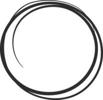 Double circular shapes encircling essential content, creating a striking focal point while emphasizing key information through a charming hand drawn aesthetic vector