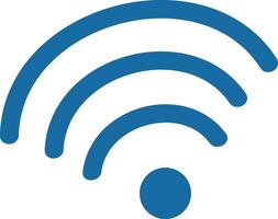Wifi symbol representing internet availability and strong connection quality, illustrating the essence of wireless communication and seamless network access in modern technology vector