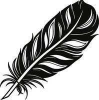 Whimsical Feather Design vector