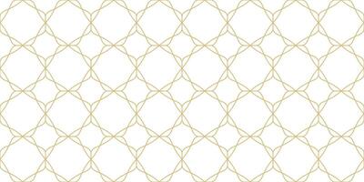 Seamless texture golden geometric pattern vector