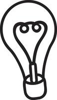 Light bulb filament forming a heart shape symbolizes love for new ideas, creativity, and innovative thinking, radiating inspiration and passion in a modern design vector