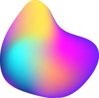 Smooth color transitions blend seamlessly, creating an eye catching visual with a modern and artistic feel, perfect for various design applications vector