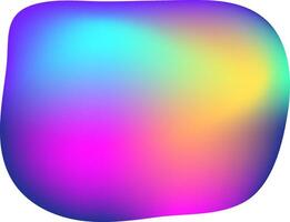 Smooth color transitions blend seamlessly in this vibrant and modern abstract background, creating a visually appealing design with a spectrum of hues vector
