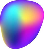 Creating a smooth gradient, blending vibrant shades of blue, yellow, and purple into a colorful abstract background, ideal for modern and dynamic design projects vector