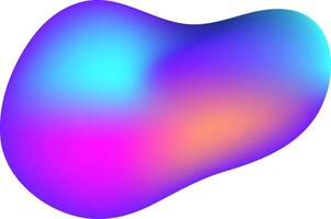 Smooth and vibrant gradient with a fluid, organic shape creates a modern and dynamic abstract background, perfect for various design projects vector