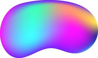 Colorful gradient background is blending smoothly with turquoise, purple, pink and orange colors creating a vibrant and modern design, perfect for any project needing a touch of creativity vector