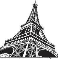 Eiffel Tower Shape Illustration vector