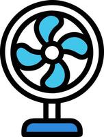 a fan icon on a white background vector