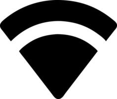a wifi symbol with a black and white design vector