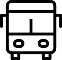 Simple bus icon design on white background vector