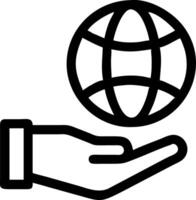 Simple Globe Icon Design vector