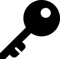 A Simple key line icon design and sign illustration vector