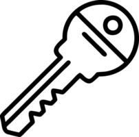 Simple key icon illustration design vector