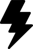lightning bolt icon design vector