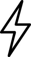 lightning bolt icon design sign vector