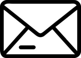 Minimalist Envelope Illustration vector