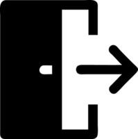 Exit Symbol for Websites vector
