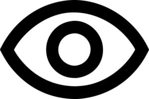Eye with Eyelashes Icon vector