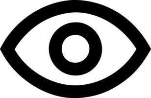 Stylized Eye Icon for Vision vector