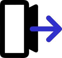 Easy Exit Icon Design vector
